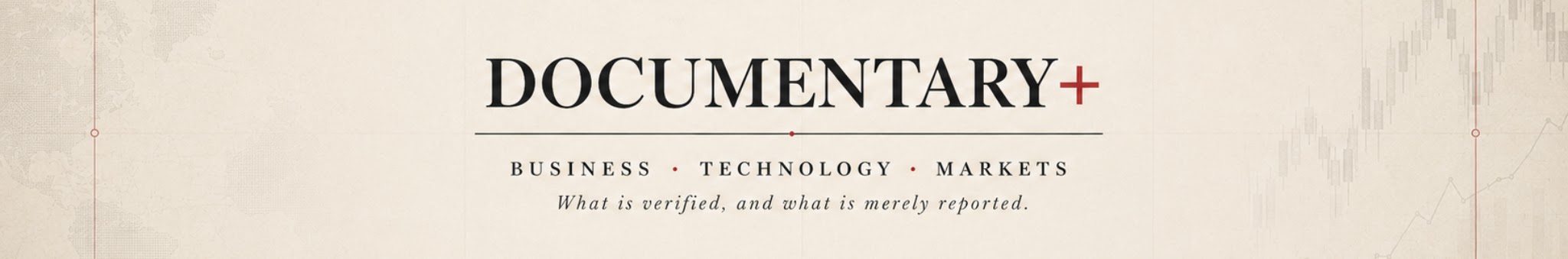 Documentary Plus — Business, Technology, Markets. What is verified, and what is merely reported.